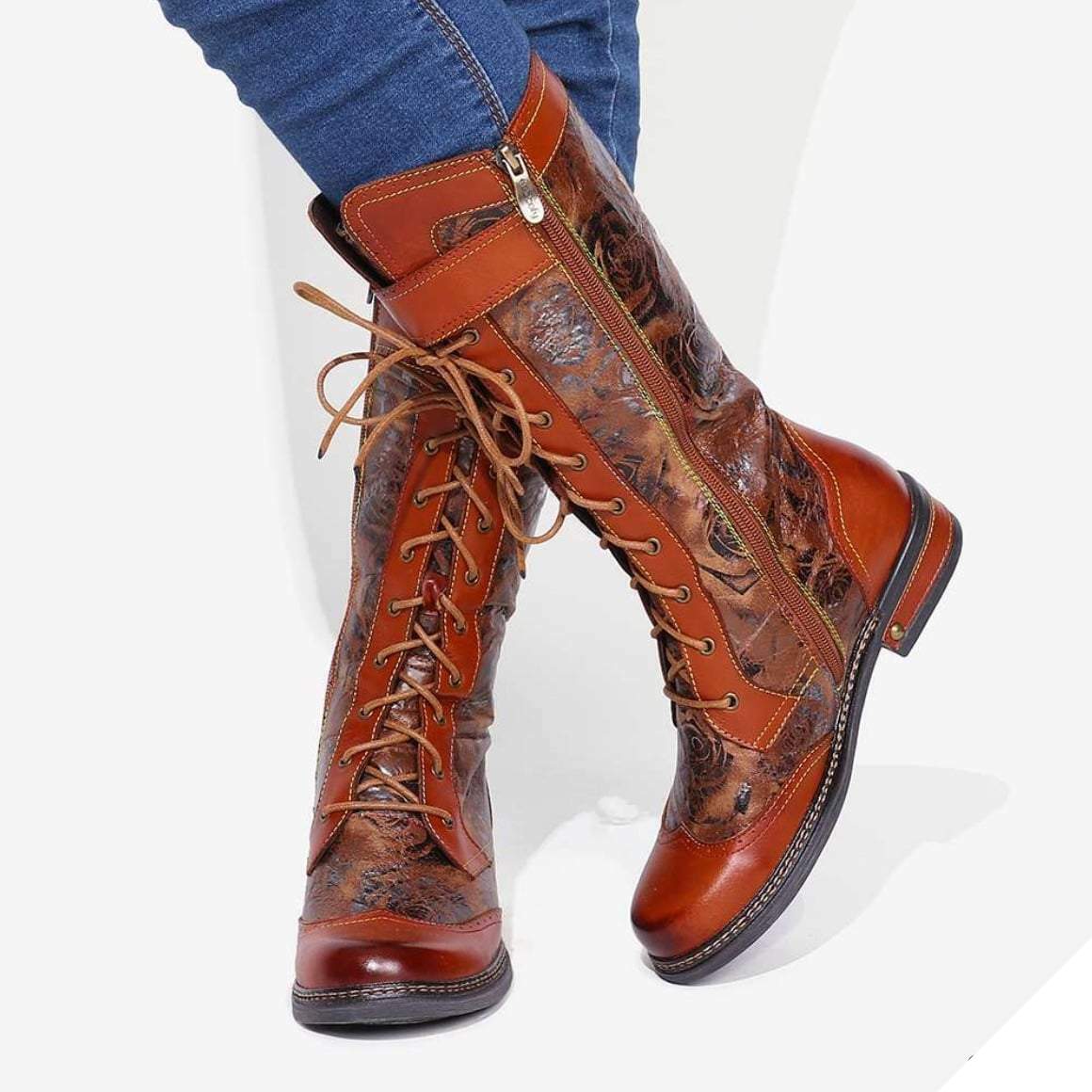 Cowboyboots i läder för kvinnor 4 Cowboyboots i läder för kvinnor