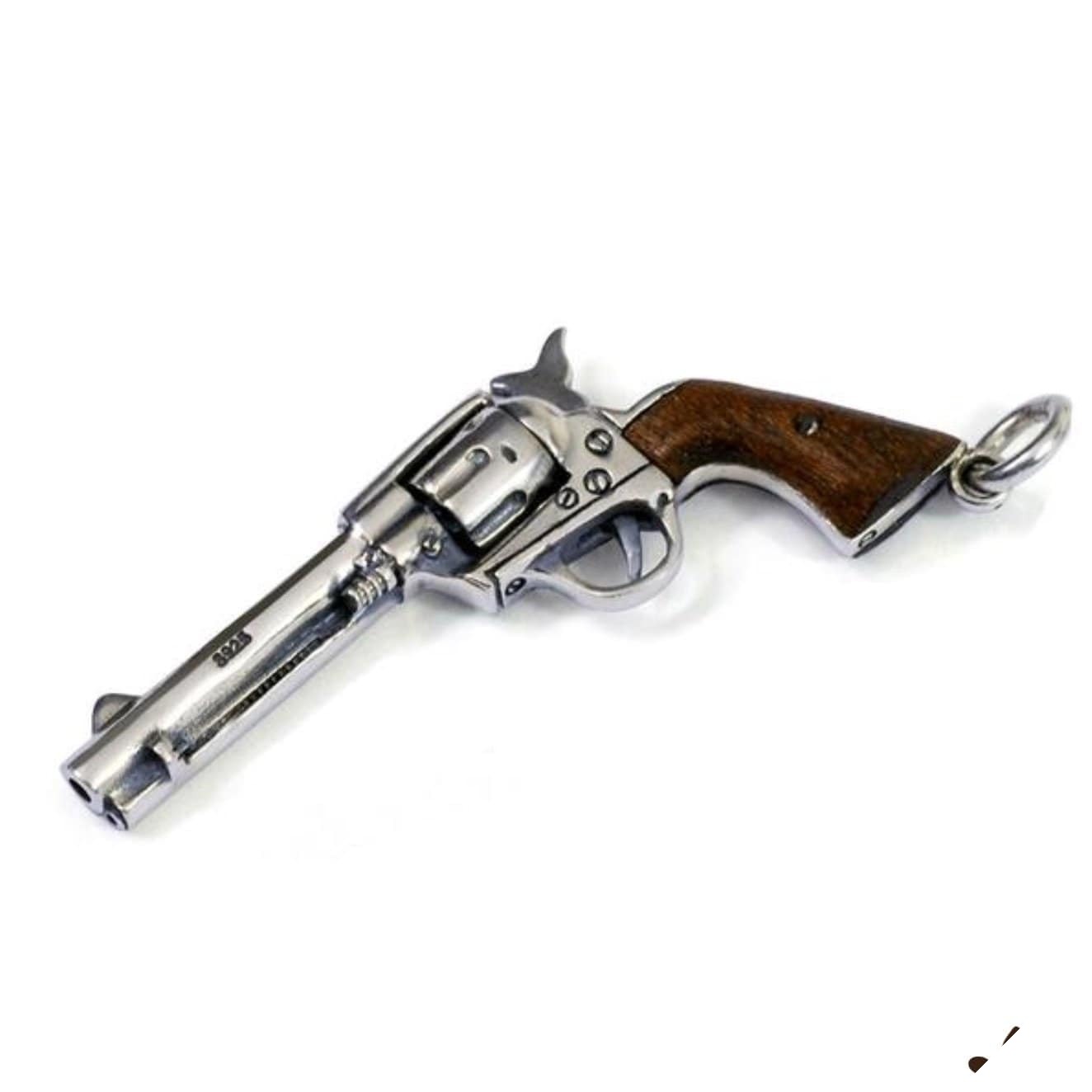Western revolver halsband (silver) 1 Western revolver halsband (silver)